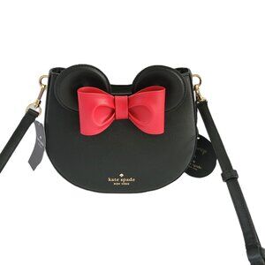 Kate Spade KG588 Disney X Minnie Mouse 3D Crossbody Handbag Black Multi